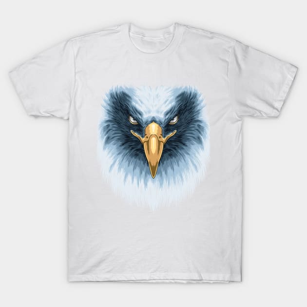 Eagle Face T-Shirt by albertocubatas